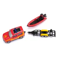 Land Rover Defender met boot 1608