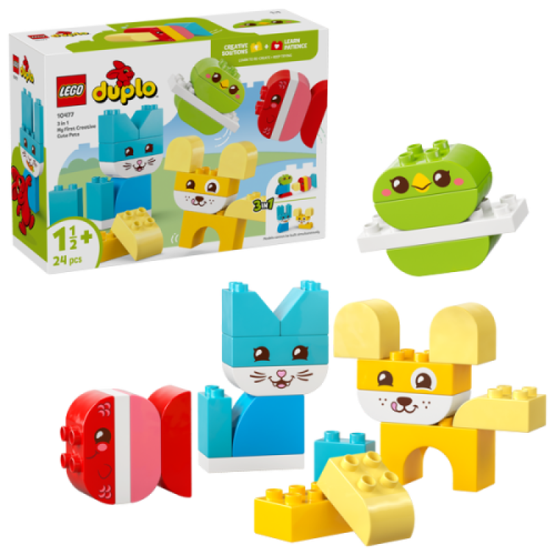 DUPLO 10477 3-in-1 Creatieve Huisdieren