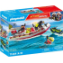 PLAYMOBIL Action Heroes Brandweerboot met waterscooter - 71464