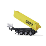 SIKU 3-ASSIGE SCHMITZ CARGOBULL KIPPER (SCHAAL 1:32) 6734