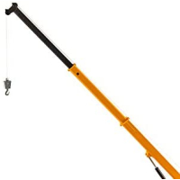 siku 2110, Kraanwagen, 1:55, metaal/kunststof, geel, telescopische giek, rood