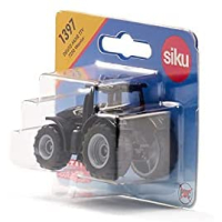 siku 1397, DEUTZ-FAHR TTV 7250 Warrior, metaal/kunststof, zwart, speelgoedtractor voor kinderen