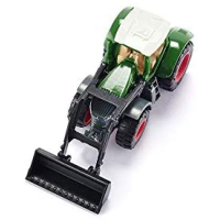 siku 1393, Fendt 1050 Vario Tractor met voorlader, groen/zwart, beweegbare voorlader, verwijderbare cabine, rubberen banden