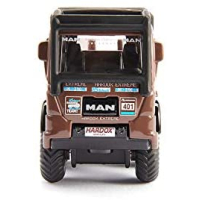 Siku 1686, HS Schoch 8x8 MAN Truck-Trial, metaal/kunststof, 1:87, bruin, incl. 2 waarschuwingsborden, combineerbaar met Siku modellen in dezelfde schaal