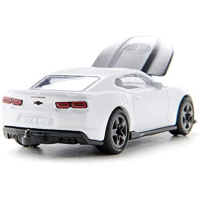 siku 1538, Chevrolet Camaro, metaal/kunststof, wit, motorkap kan open, trekhaak