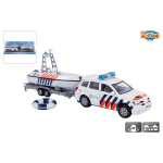 521577 Auto Politie Met Boot Pull Back