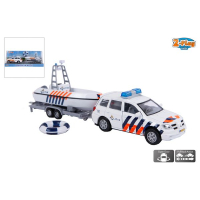 521577 Auto Politie Met Boot Pull Back