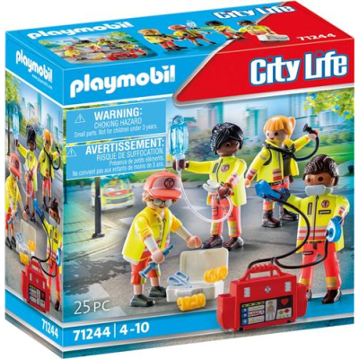 Speelsets PLAYMOBIL City Life Reddingsteam - 71244 PLAYMOBIL City Life Reddingsteam - 71244