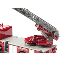 siku 1841, Brandweerwagen, 1:87, metaal/kunststof, rood, beweegbare ladder