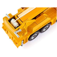siku 2110, Kraanwagen, 1:55, metaal/kunststof, geel, telescopische giek, rood