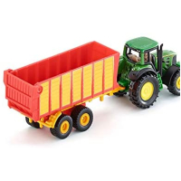 Siku 1650 John Deere+hooiwagen