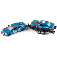 siku 2565, Dodge Charger met Dodge Challenger SRT Racing, hemelsblauw, metaal/kunststof, 1:55, deuren kunnen open