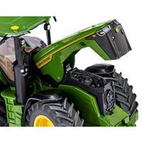 siku 3290, John Deere 8R 370, 1:32, metaal/kunststof, groen, incl. contragewicht, motorkap kan open