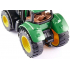 siku 1395, John Deere Tractor met voorlader, groen, metaal/kunststof, rubberen banden, beweegbare voorlader