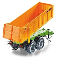 Siku 6780, Dubbel-as-aanhangwagen, 1:32, op afstand bestuurbaar, voor Siku Control-voertuigen met aanhanger-trekhaak, metaal/kunststof, oranje