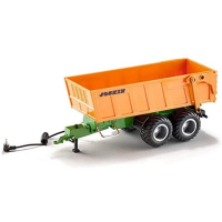 Siku 6780, Dubbel-as-aanhangwagen, 1:32, op afstand bestuurbaar, voor Siku Control-voertuigen met aanhanger-trekhaak, metaal/kunststof, oranje