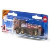 Siku 1686, HS Schoch 8x8 MAN Truck-Trial, metaal/kunststof, 1:87, bruin, incl. 2 waarschuwingsborden, combineerbaar met Siku modellen in dezelfde schaal