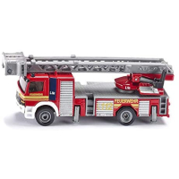 siku 1841, Brandweerwagen, 1:87, metaal/kunststof, rood, beweegbare ladder