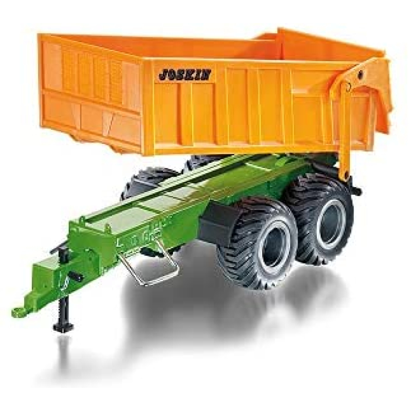 Siku 6780, Dubbel-as-aanhangwagen, 1:32, op afstand bestuurbaar, voor Siku Control-voertuigen met aanhanger-trekhaak, metaal/kunststof, oranje