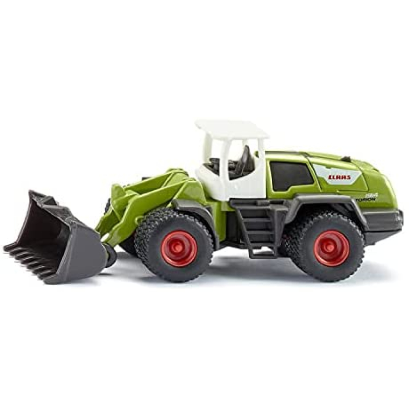 siku 1524, Claas Torion 1914 Shovel, metaal/kunststof, groen/wit, speelgoed voor kinderen