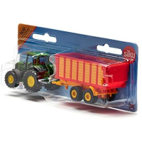 Siku 1650 John Deere+hooiwagen