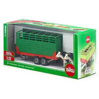 siku 2875, veewagen incl. 2 Holstein-koeien, 1:32, metaal/kunststof, groen, vele functies