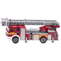siku 1841, Brandweerwagen, 1:87, metaal/kunststof, rood, beweegbare ladder