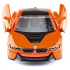siku 2348, BMW i8 LCI, oranje/zwart, metaal/kunststof, 1:50, deuren kunnen open, verwijderbare banden
