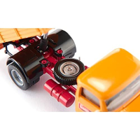 siku 4117, Mercedes-Benz 710 met Kramer 411 shovel Bölling, 1:50, metaal/kunststof, geel, beweegbare onderdelen