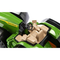 siku 3290, John Deere 8R 370, 1:32, metaal/kunststof, groen, incl. contragewicht, motorkap kan open