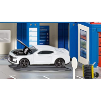 siku 1538, Chevrolet Camaro, metaal/kunststof, wit, motorkap kan open, trekhaak