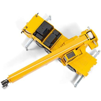 siku 2110, Kraanwagen, 1:55, metaal/kunststof, geel, telescopische giek, rood