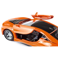 siku 2348, BMW i8 LCI, oranje/zwart, metaal/kunststof, 1:50, deuren kunnen open, verwijderbare banden