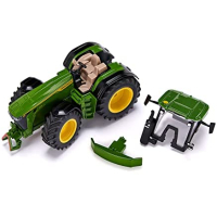 siku 3290, John Deere 8R 370, 1:32, metaal/kunststof, groen, incl. contragewicht, motorkap kan open