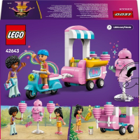 LEGO 42643 Suikerspinkraam en Scooter