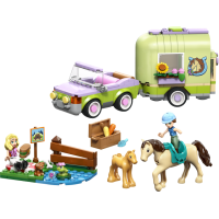 LEGO 42695 Trailer met Paard en Veulen