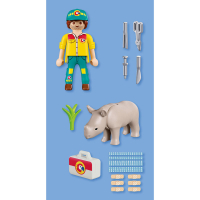 Playmobil 72025 Duopack Ranger Met Neushoorn