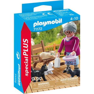 PLAYMOBIL Special Plus Oma met katten - 71172