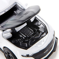 siku 1538, Chevrolet Camaro, metaal/kunststof, wit, motorkap kan open, trekhaak
