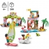 LEGO 41710 Friends Surfer strandplezier, Vakantie Set met Minipoppetjes, Schildpad en Opblaasbare Speelgoed Eenhoorn, voor Kinderen vanaf 6 Jaar