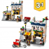 LEGO 31131 Creator 3in1 Noedelwinkel in de stad Modulaire Gebouwen Set met Huis, Fietsenwinkel en Speelhal, Constructie Speelgoed voor Kinderen