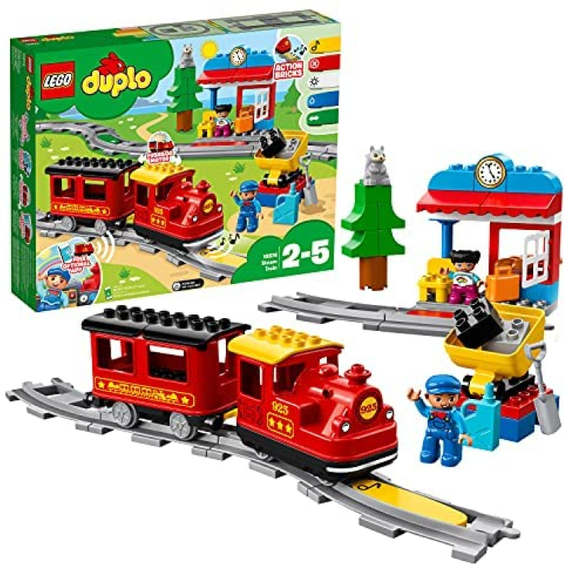 Lego 6213752 Lego Duplo Stoomtrein - 10874, Multicolor