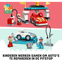 LEGO 10947 DUPLO Town Racewagens Speelgoed Auto voor Kinderen van 2 + Jaar Oud