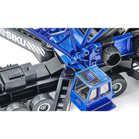 siku 4810, Mobiele kraan, 1:55, koppelbaar, metaal/kunststof, blauw, met lier en gewichten