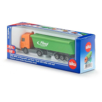 SIKU 1796 Vrachtwagen met Trailer en Dak