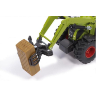 SIKU 1946 Tractor met Balengrijper en Aanhanger