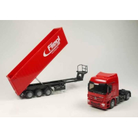 SIKU 3537 Vrachtwagen Fliegl geel