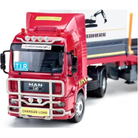 Siku 6714 landvoertuig model Voorgemonteerd Vrachtwagen/oplegger miniatuur 1:32