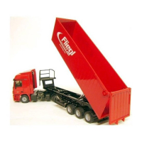 SIKU 3537 Vrachtwagen Fliegl geel