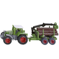 SIKU 1645 Tractor met Aanhanger